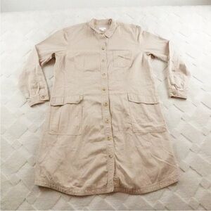 🔥J. Jill - Tan Shirt Dress - L